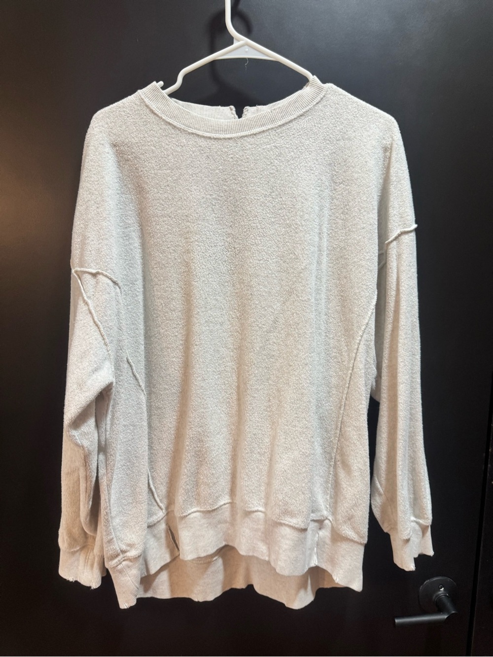 Aerie Crewneck Sweatshirt - Light Gray